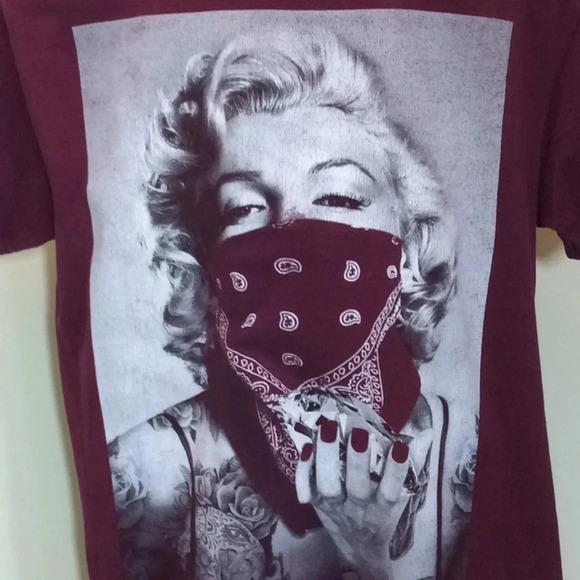 Popular Poison Other - Marilyn Monroe T-Shirt with Bandanna & Diamond